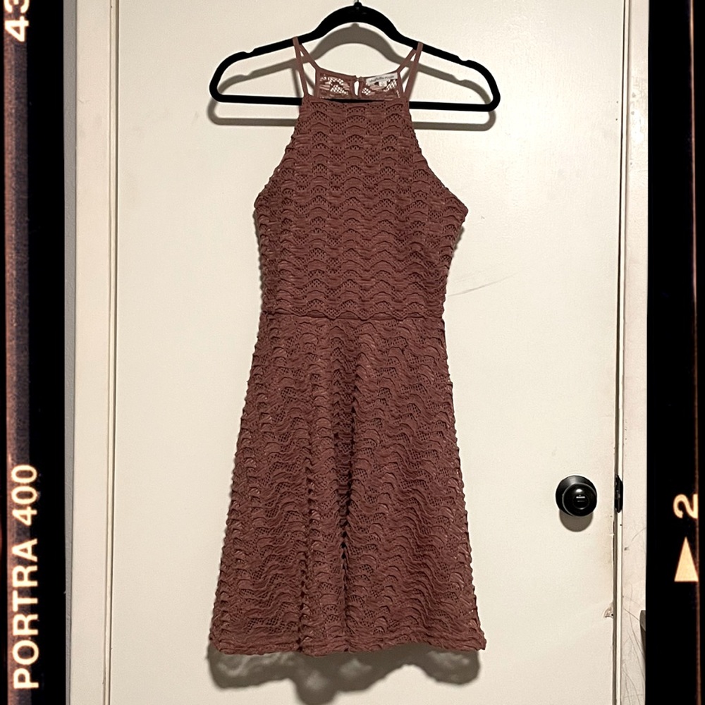 Mauve A-Line Dress